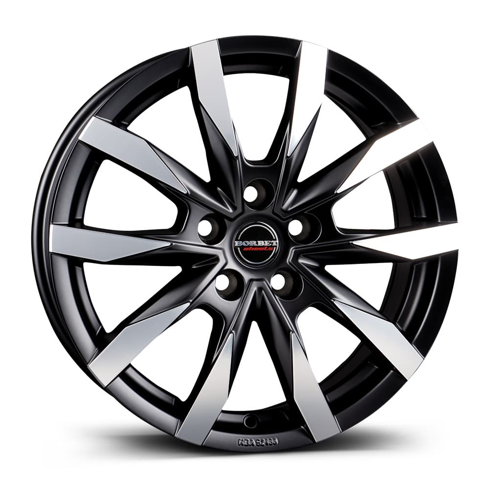 Borbet CW5 in black polished matt
