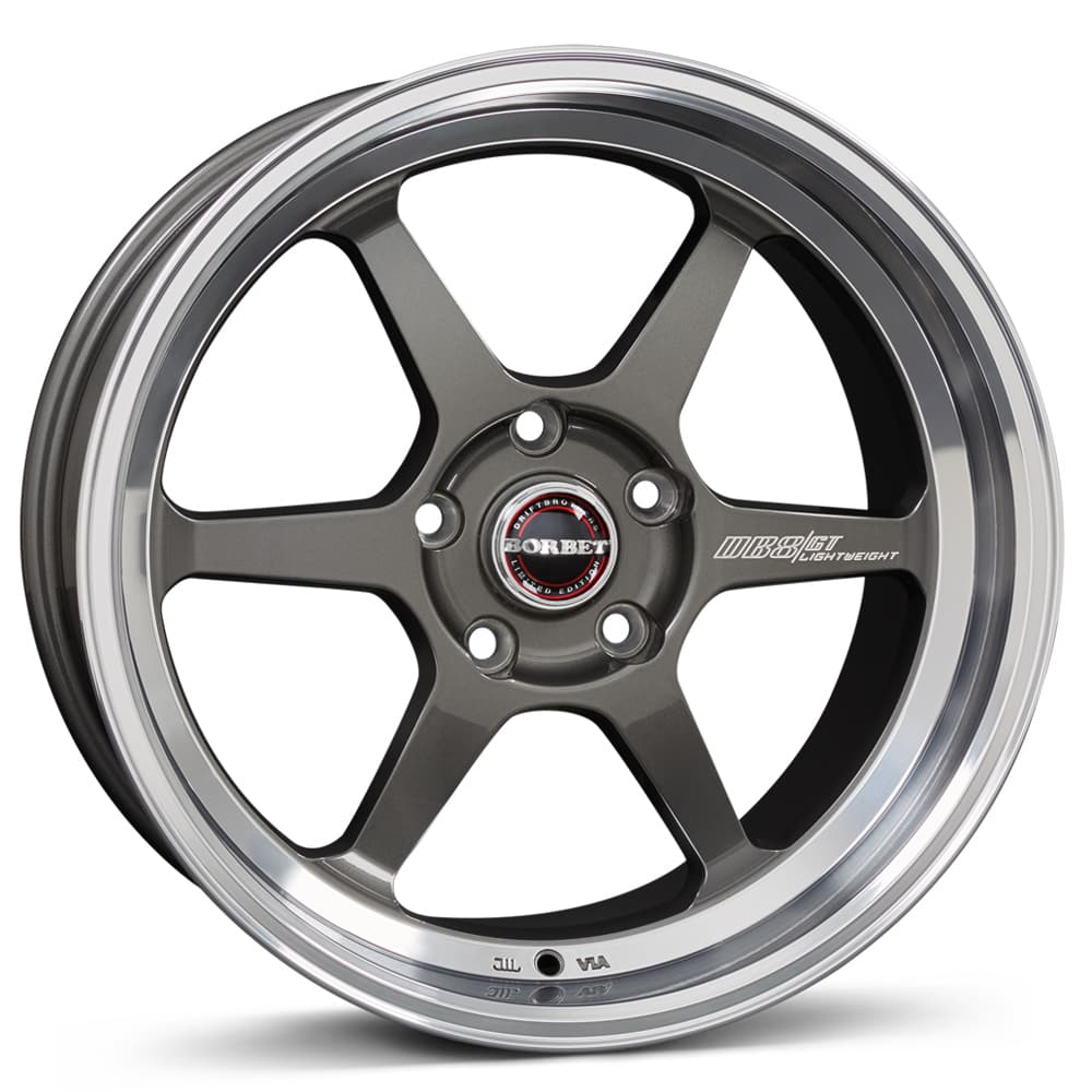 Borbet DB8GT in graphite rim polished