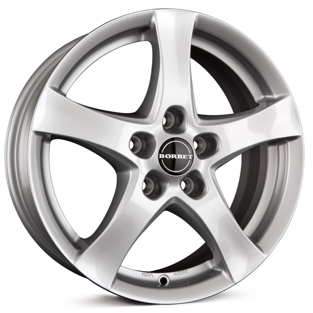 Borbet F in brillant silver