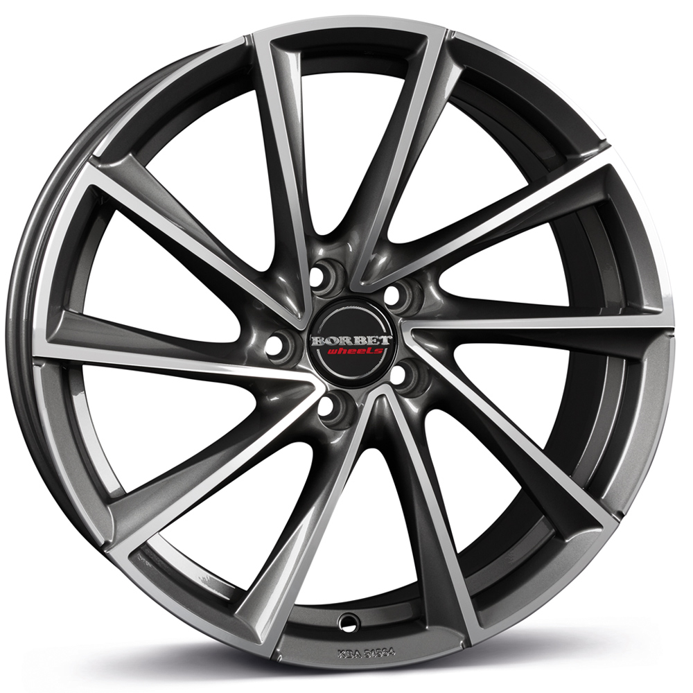 Borbet VTX in graphite polished