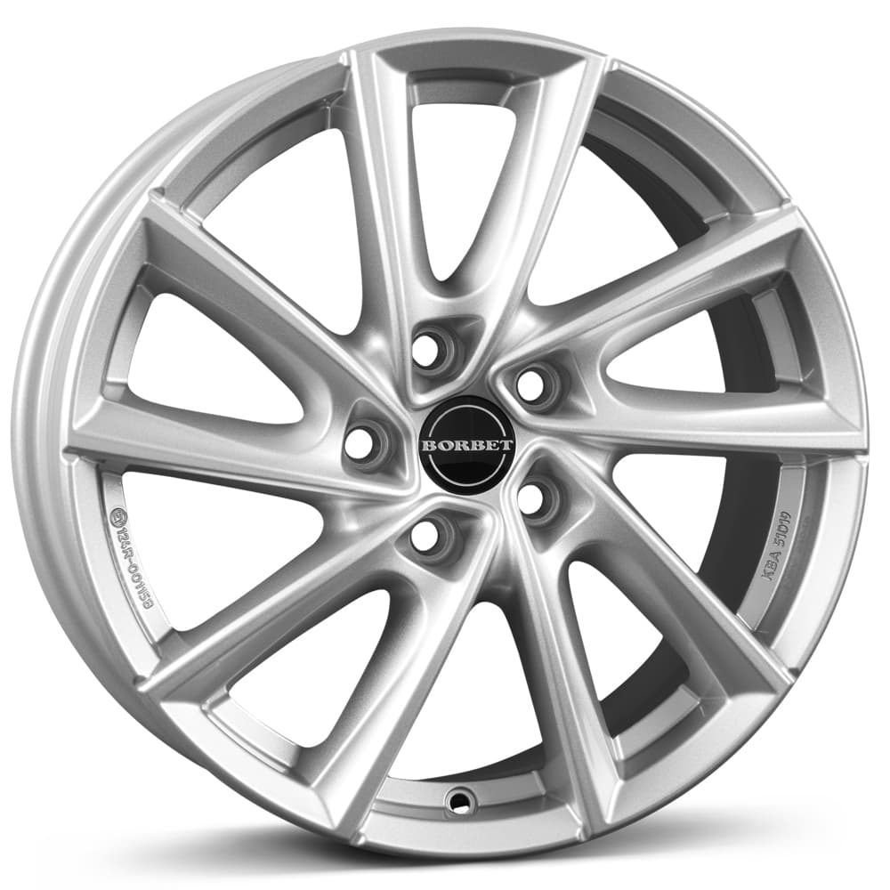 Borbet VT in crystal silver