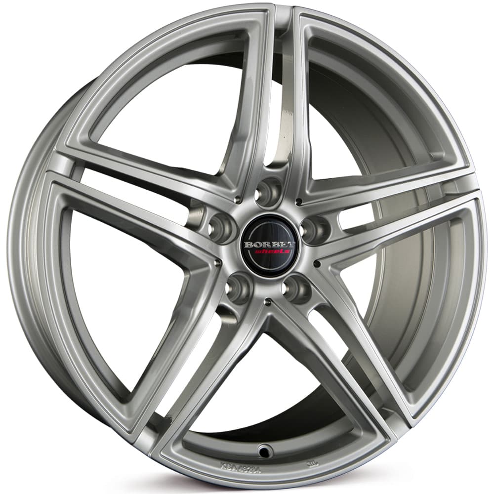 Borbet XRT in brillant silver