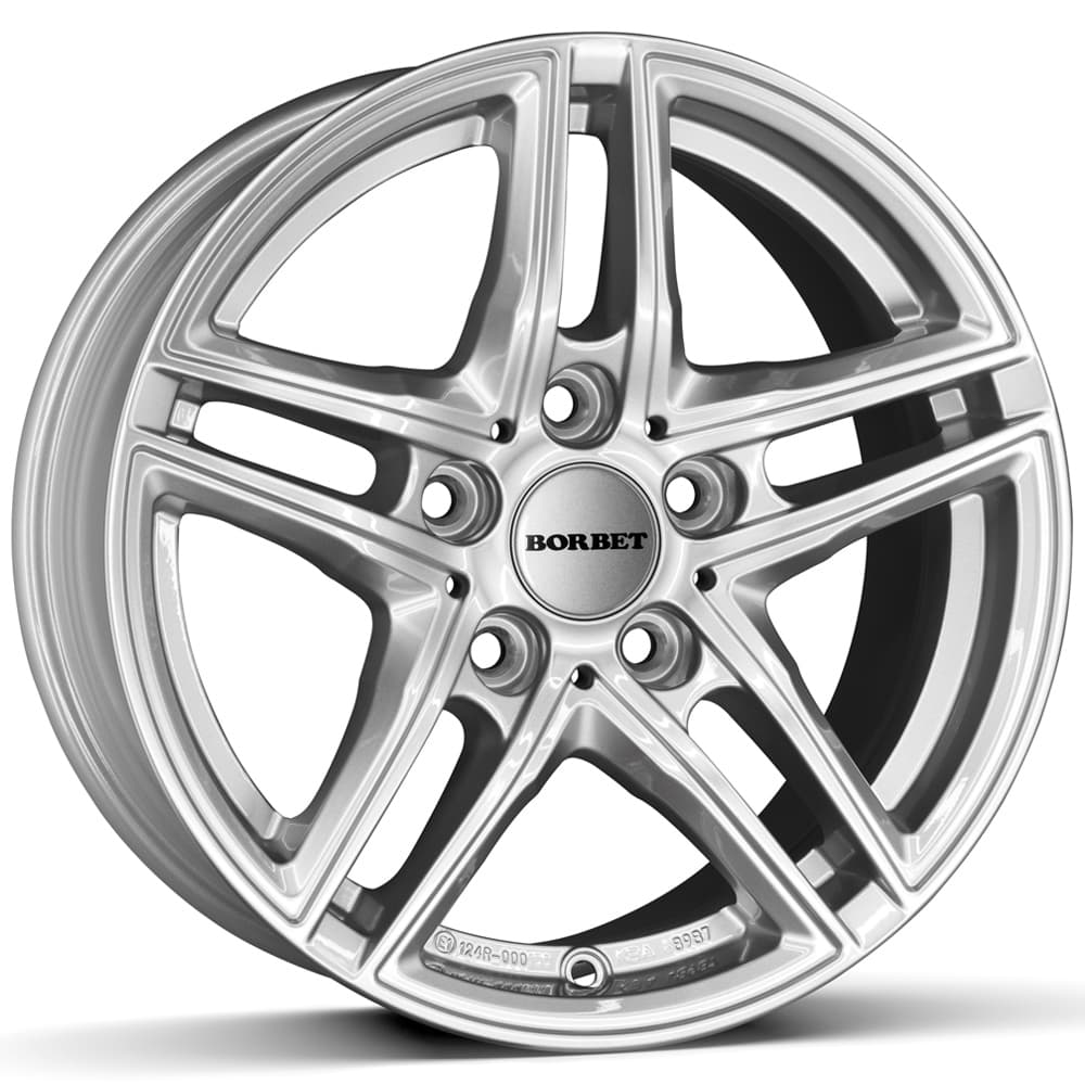 Borbet XR in brillant silver
