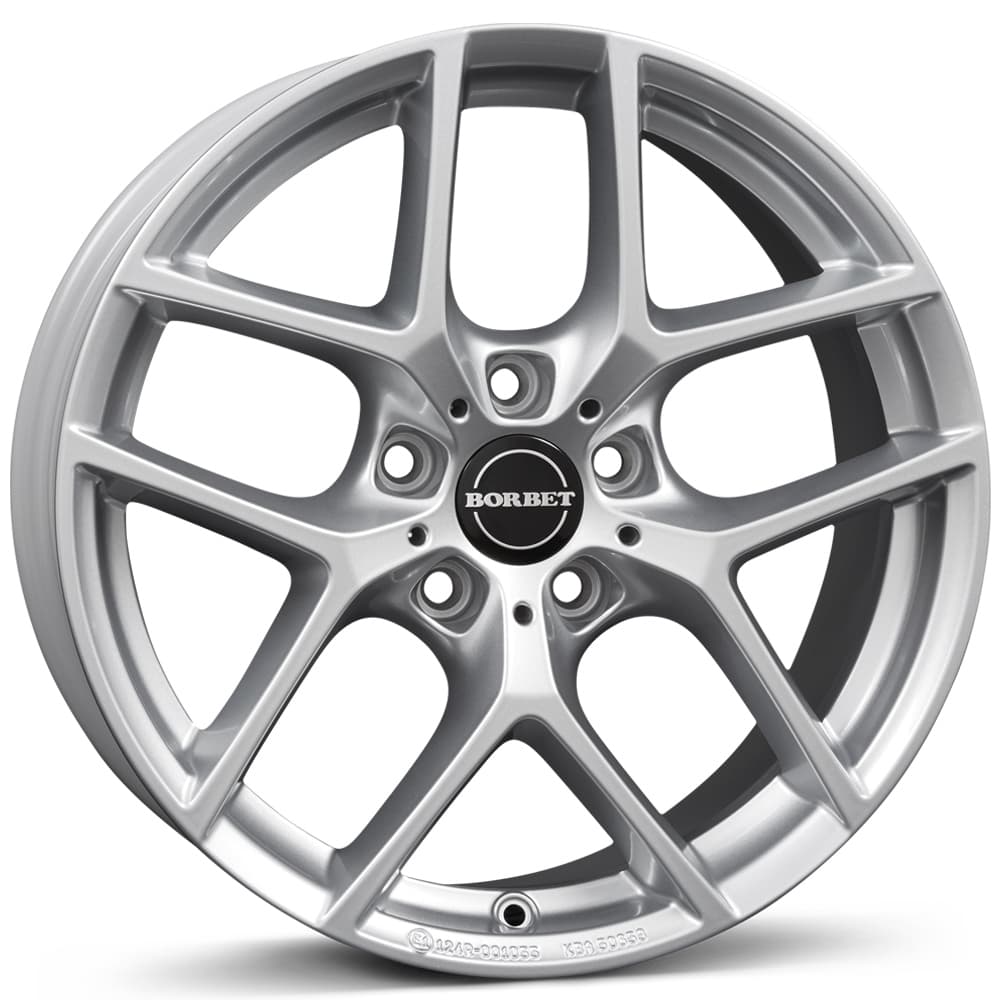Borbet Y in crystal silver