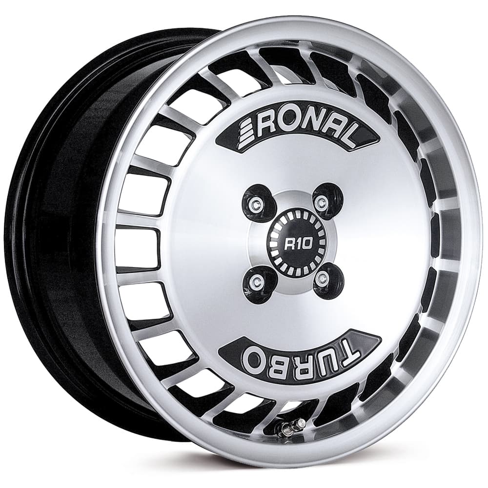 Ronal R10 TURBO in schwarz-frontkopiert