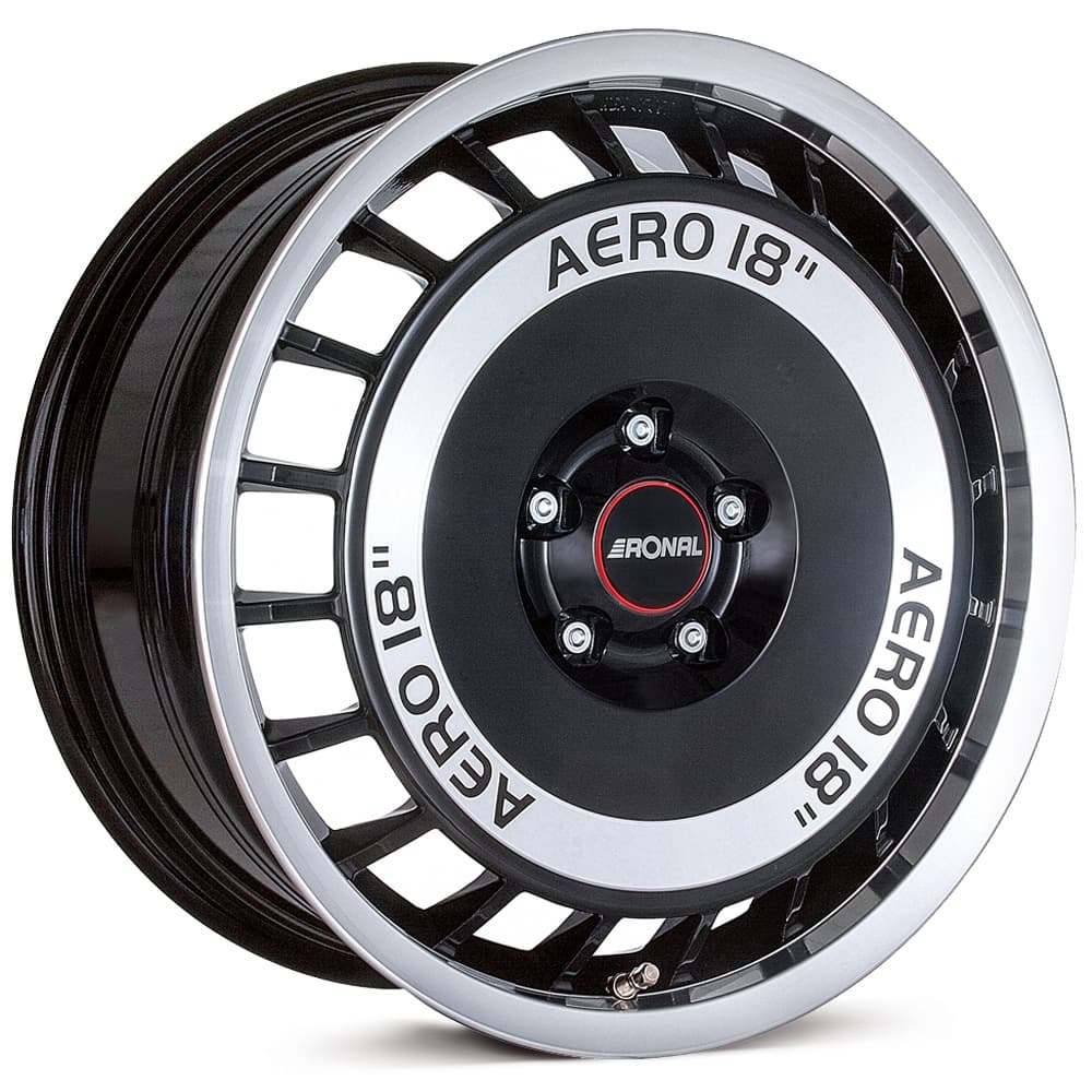 Ronal R50 AERO in schwarz-frontkopiert