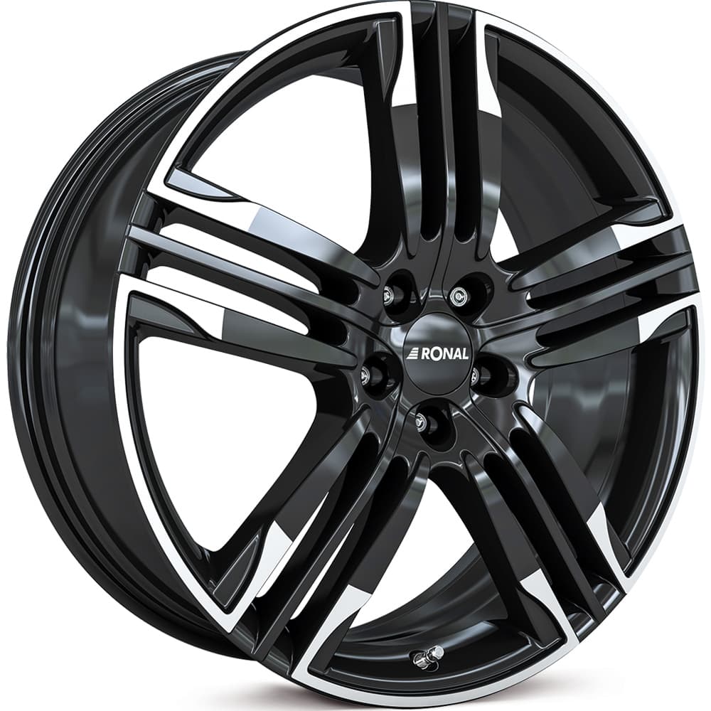 Ronal R58 MCR in jetblack-white rim