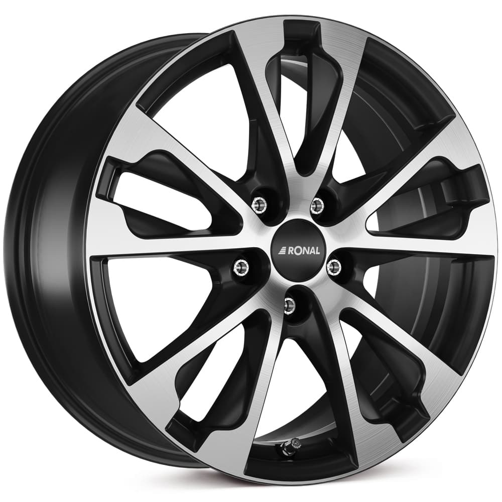 Ronal R61 in jetblack-matt-frontkopiert
