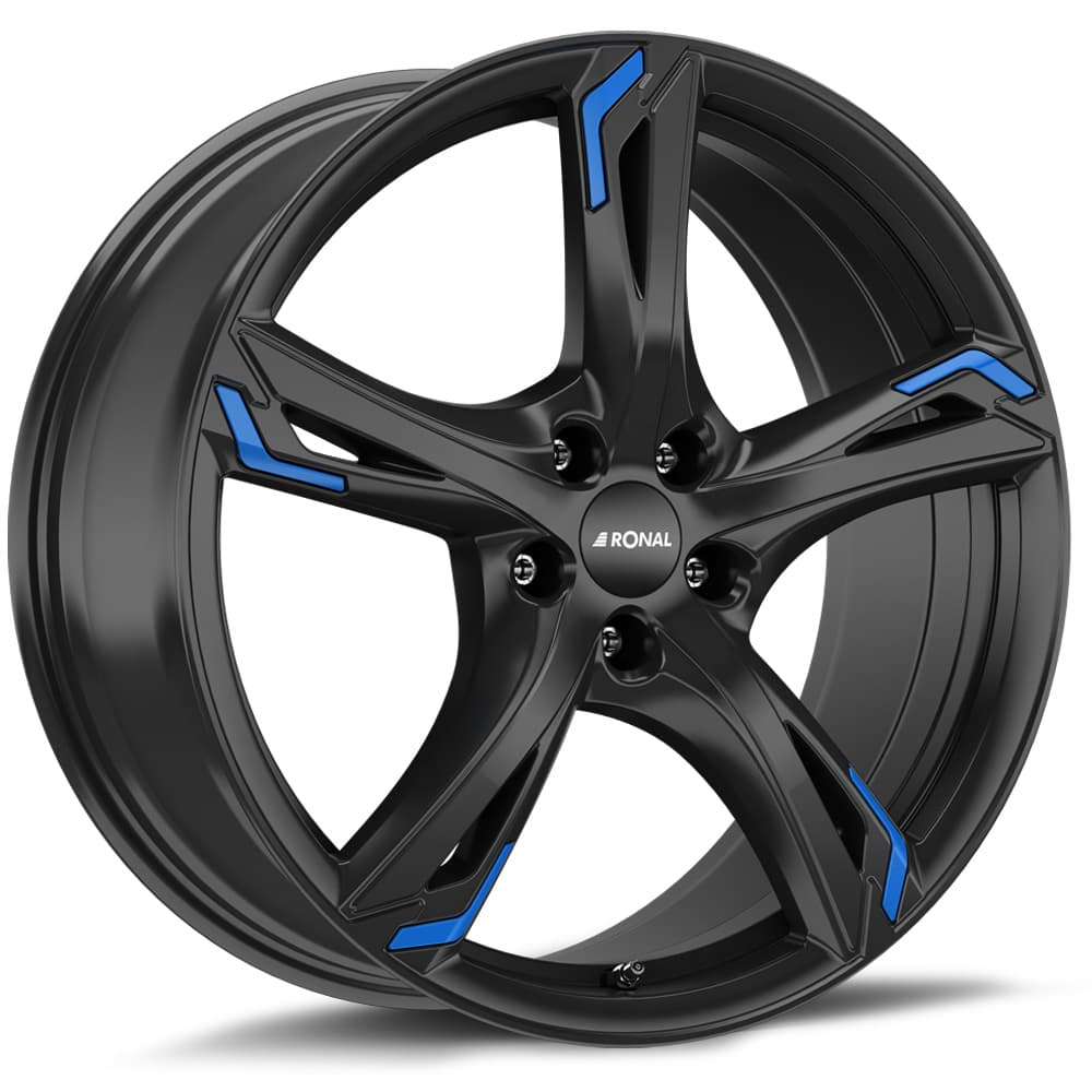 Ronal R62 Blue in jetblack blue