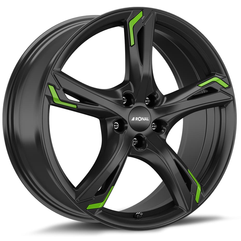 Ronal R62 Green in jetblack green