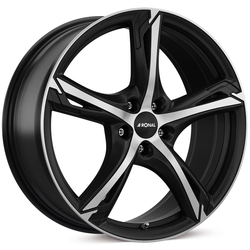 Ronal R62 in jetblack-matt-frontkopiert