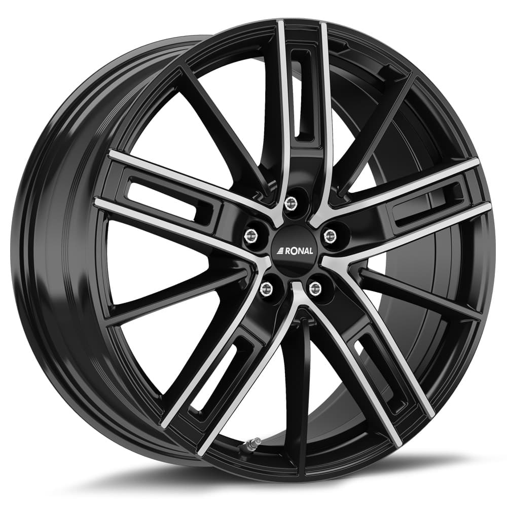 Ronal R67 in jetblack-frontkopiert