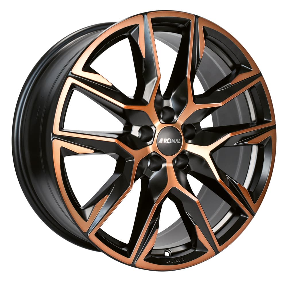 Ronal R71 in jetblack-copper matt