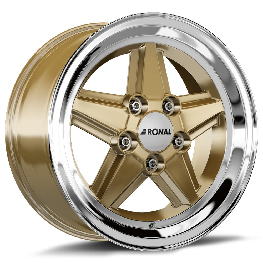 Ronal R9 in racing-gold-hornkopiert