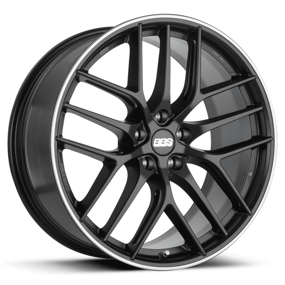 BBS CC-R in Satin Black with Stainless Rim Protector