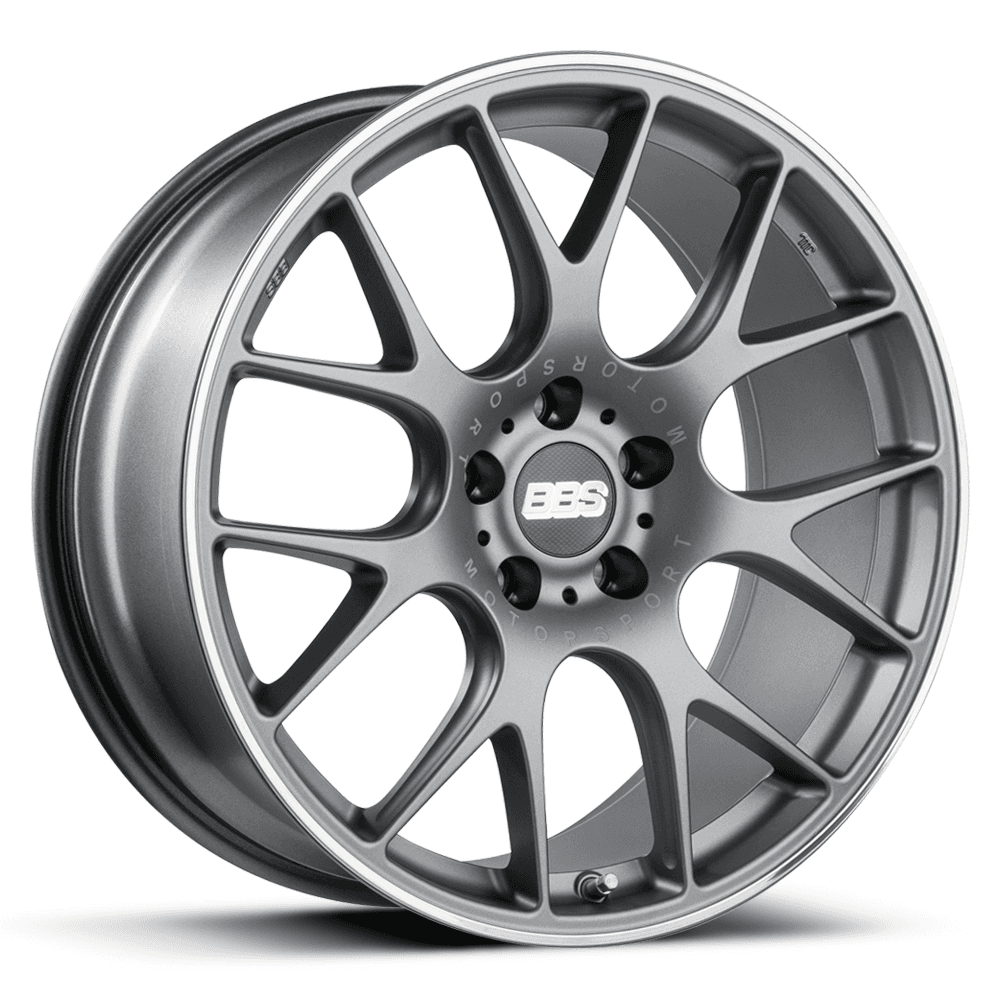 BBS CH-R in Satin Titanium with Stainless Rim Protector