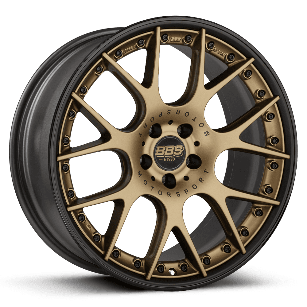 BBS CH-R II in Satin Bronze with Black Rim & Black Rim Protector