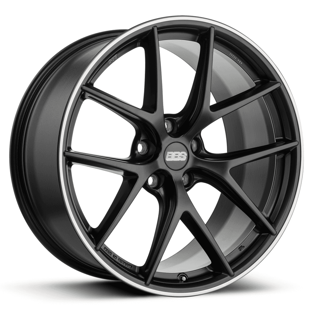 BBS CI-R in Satin Black with Stainless Rim Protector