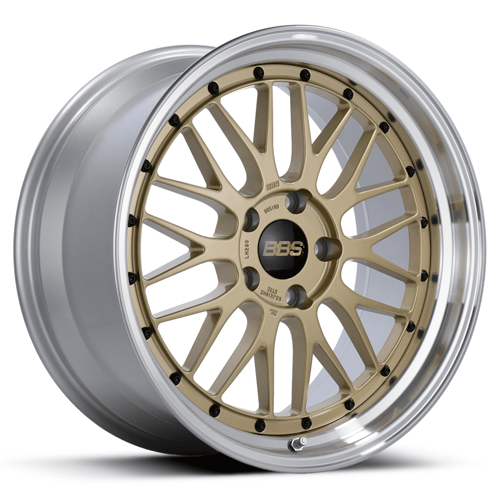 BBS LeMans (LM) in Gold with Polished Rim