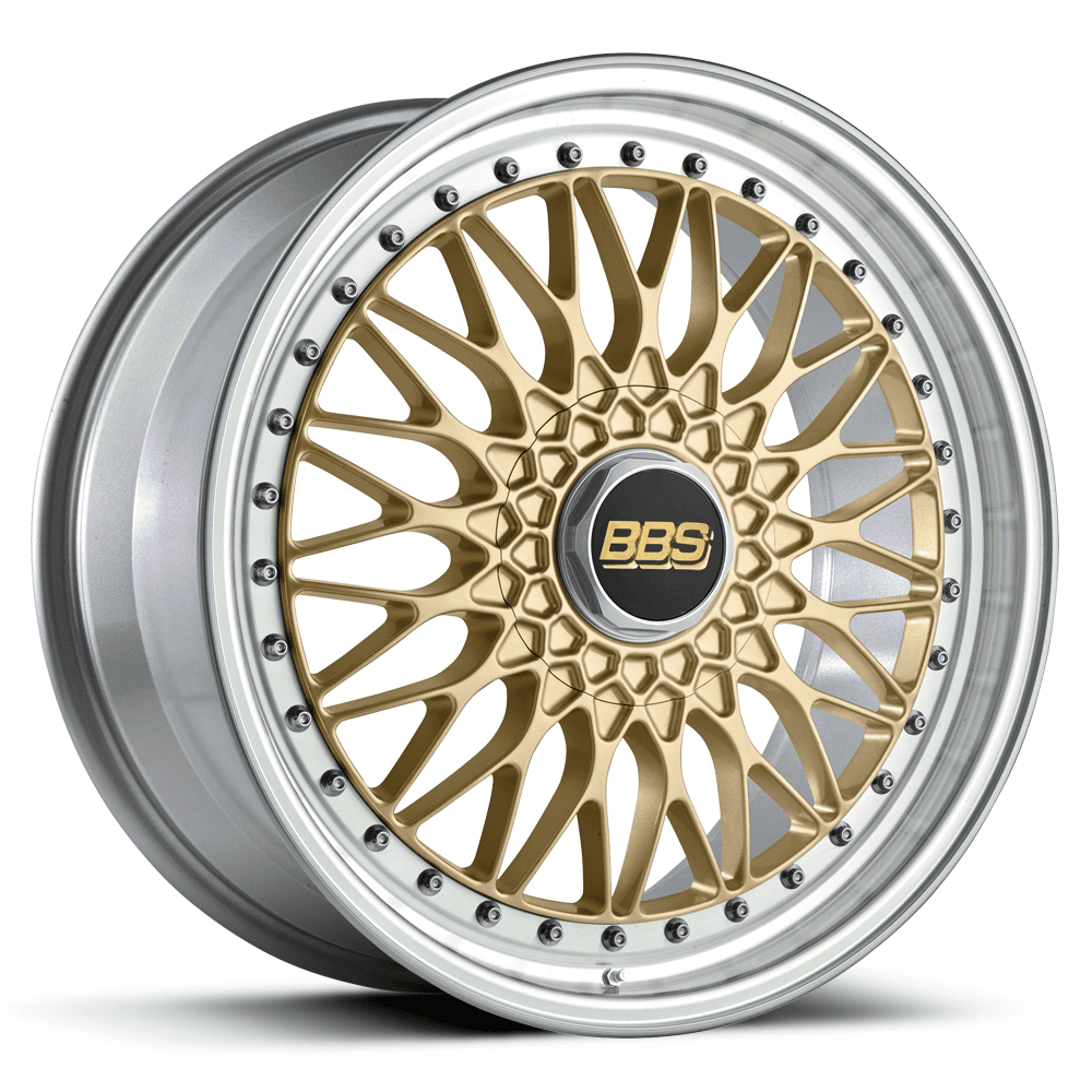 BBS Super RS in Gold with Polished Rim