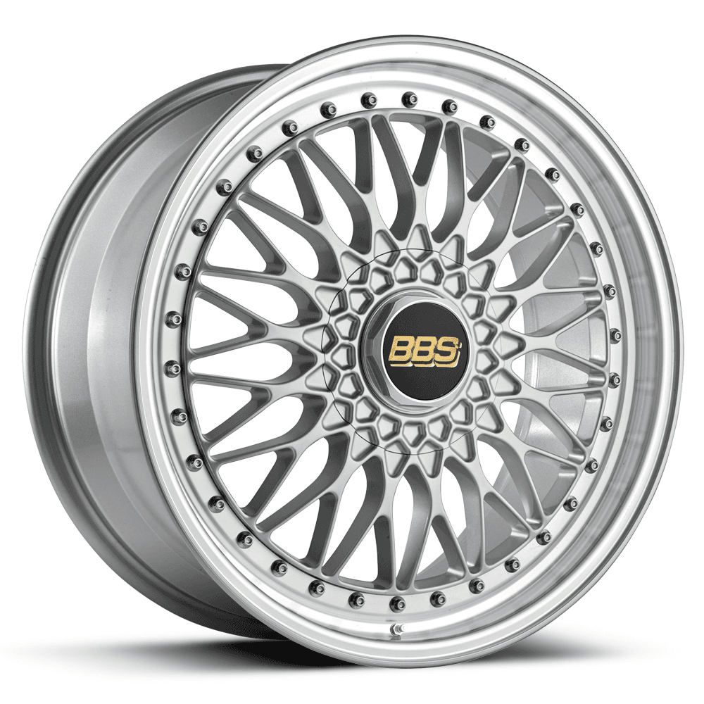 BBS Super RS in Brilliant Silver with Polished Rim